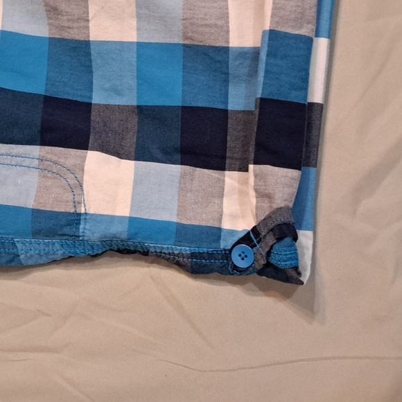 💥2/$10💥Capris George plus size 16 blue checker pattern - Picture 5 of 6